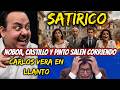Satírico  SOPLA  Noboa, Castillo y Pinto Salen Corriendo.  Carlos Vera en llanto