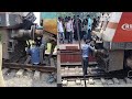 Train Coupling satting WAG 9 - varry Dangerous Job in INDIAN RAILWAY