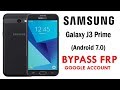 Galaxy J3 Prime Google Account lock Bypass (Android 7.0) Easy Steps & 100% Work