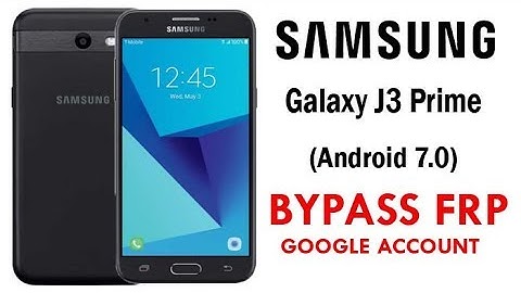 Galaxy J3 Prime Google Account lock Bypass (Android 7.0) Easy Steps & 100% Work