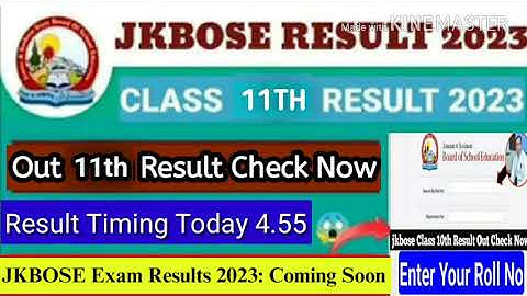 😩Jkbose 11th Class Result Out OR Not Out All doubt clear Result timing today #jkbose #result #jk