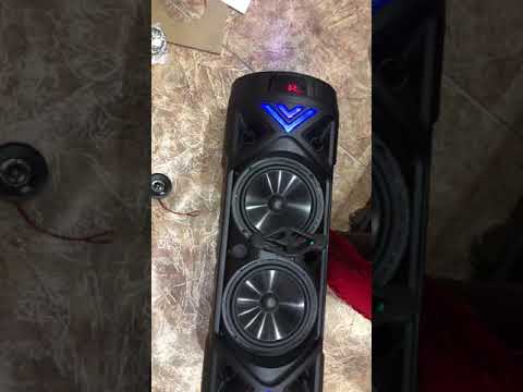 Часть 2 замена динамиков в колонке hyundai mc 180 на jbl. Звук огонь!