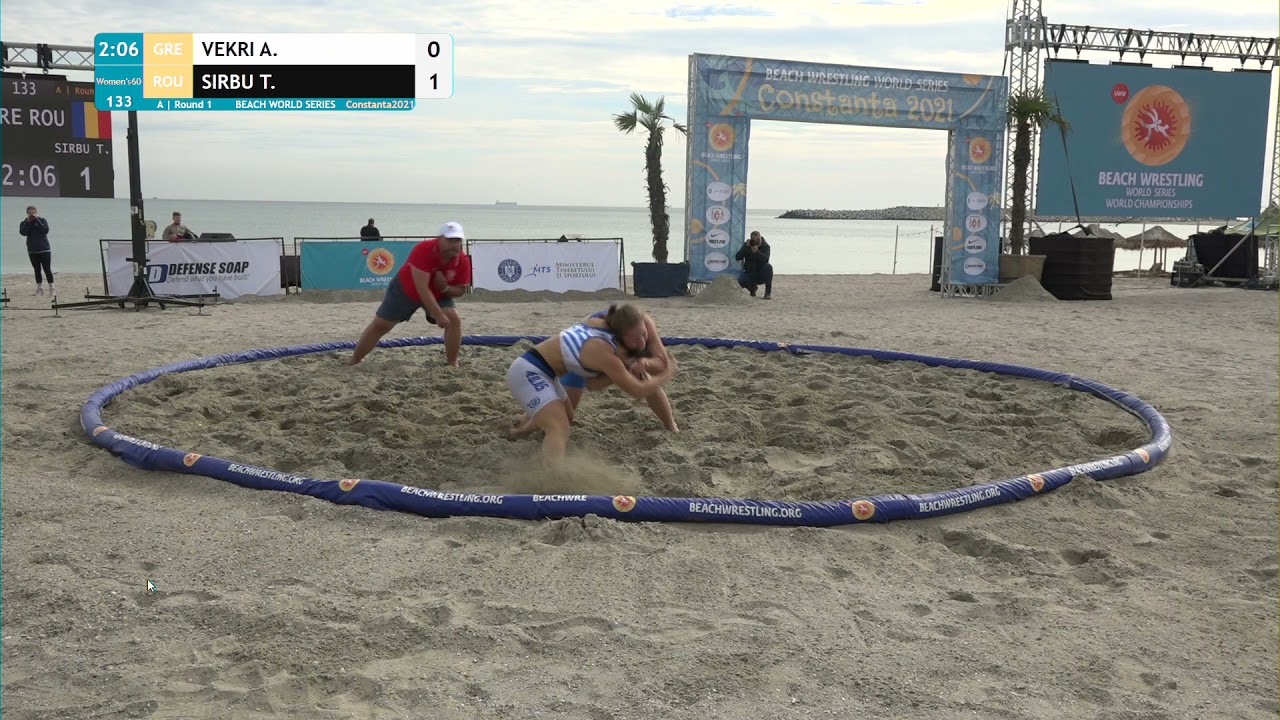 Round 1 Women's BW - 60 kg: A. VEKRI (GRE) v. T. SIRBU (ROU)