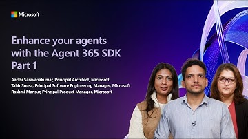 Make your Agents Enterprise-Ready with the Agent 365 SDK (Part 1)