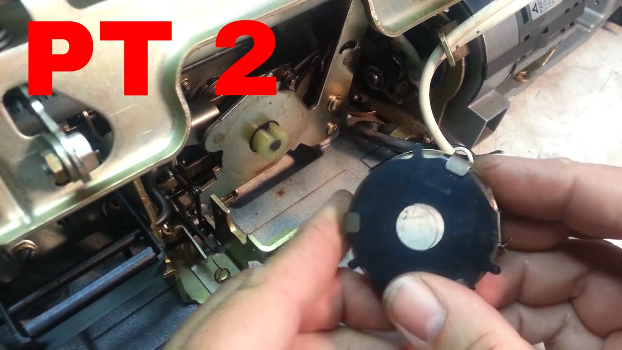 IBM Selectric Typewriter Main Spring Removal Disassembly Replacement