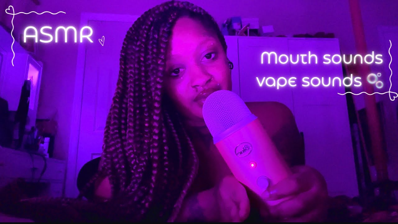 Intense mouth & vape sounds in bed 🛌 💤 ASMR