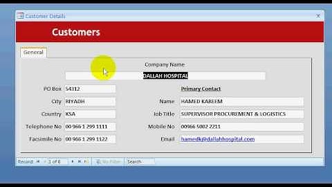 How to create forms in MS Access 2007