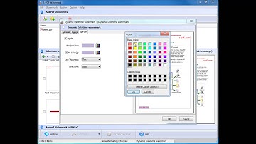 How can I stamp a dynamic date time watermark to PDF with different formats?