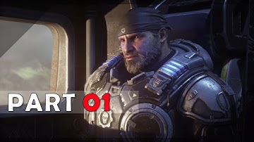 Gears 5 |PC| (Insane) 100% Walkthrough 01 |Act 1 - Chapter 1| (Shot in the Dark)
