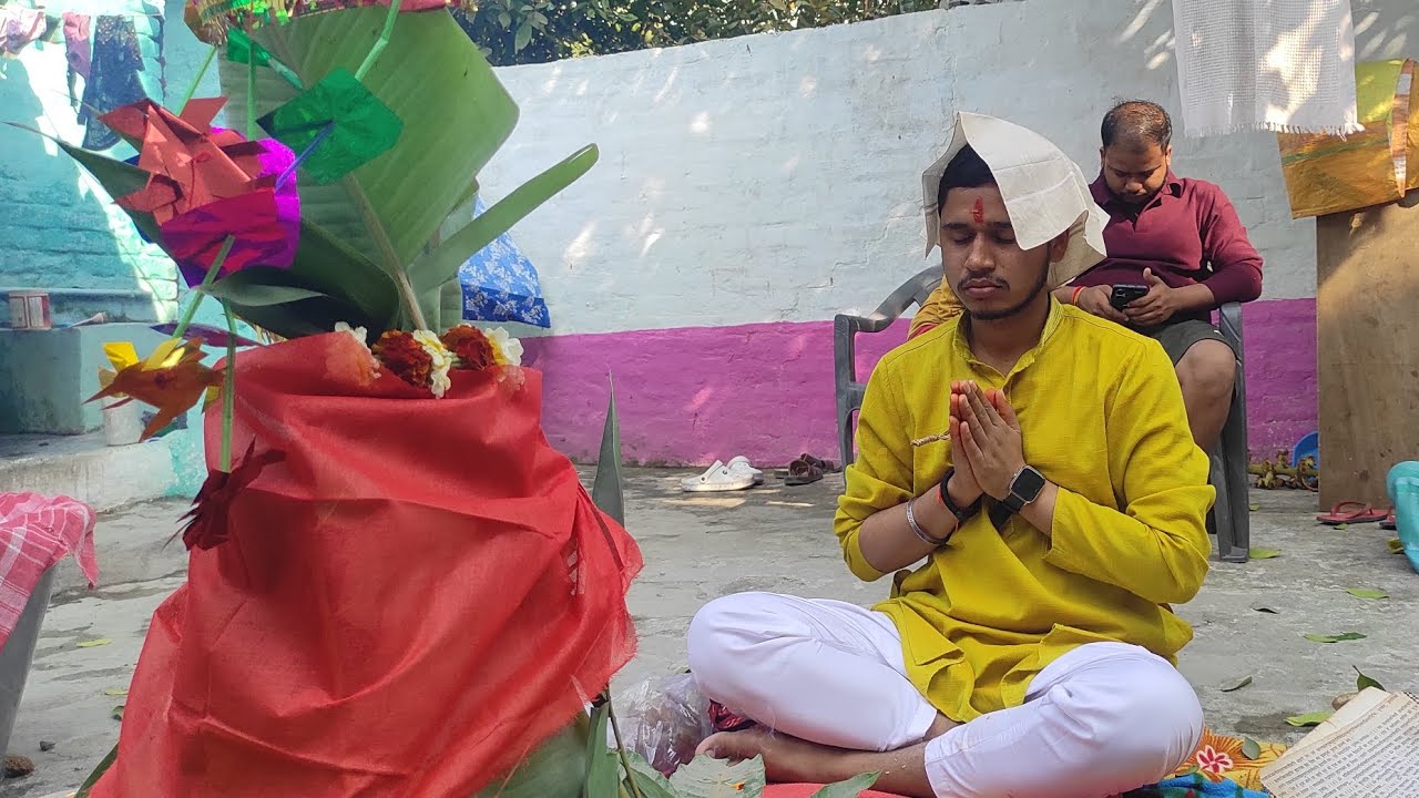 Finally mere ghar me aaj puja hua 😊