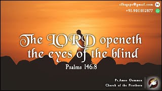 15.05.2024 - Bible Study – The LORD openeth the eyes of the blind - Psalms 146:8