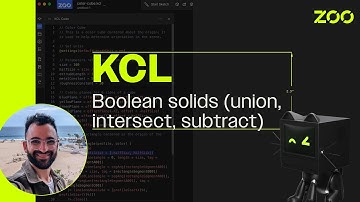 KCL: Boolean solids (union, intersect, subtract)