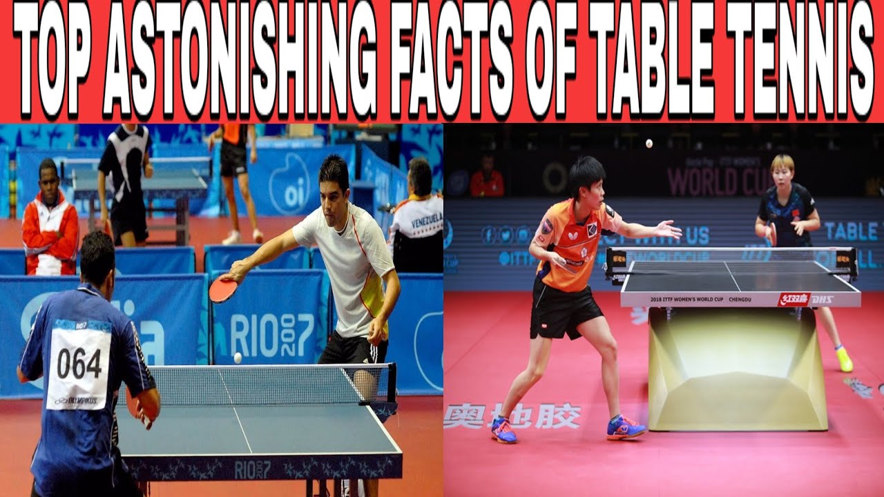 20 Amazing Facts About Table Tennis By Facty Sports Sports_World YouTube