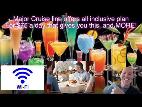 New All inclusive package of this Cruise line includes: Premium drinks, WiFi, Pics, Specialty Dining