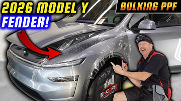 2026 Tesla Model Y Juniper Fender PPF Installation | How to Bulk Install Paint Protection Film