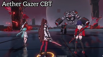Aether Gazer CBT | First Boss Encountered