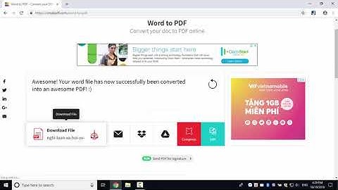 Cách chuyển đổi Word sang PDF online bằng SmallPDF - Download.com.vn