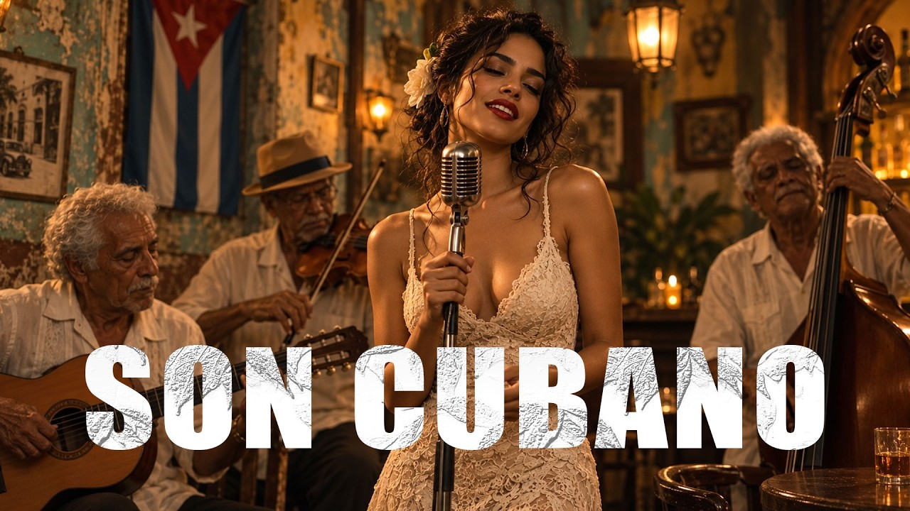 Golden Havana Nights : Café Cubano ☕Soft Latin Jazz & Cuban Love Songs