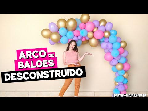 Vídeo: Como Decorar Com Balões