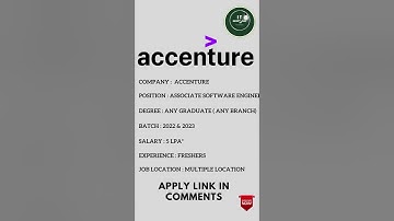 Accenture Hiring Fresher For Associate Software Engineer (ASE) #interview #accenture #youtubeshorts
