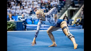 Rebekah Ripley - 9.925 Career High Barbie Girl Floor Routine - BYU Gymnastics 2023 Resimi