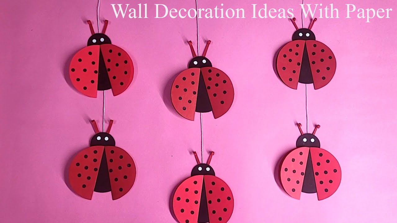 Wall Decoration Ideas With Paper Inba Idea YouTube wall-decoration-ideas-with-paper-inba-idea-youtube