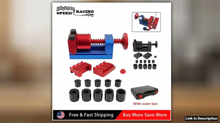 Hose Fittings Installation Tool Kit For Assembling AN4AN12 Connectors Aluminum Alloy Braided Hose F