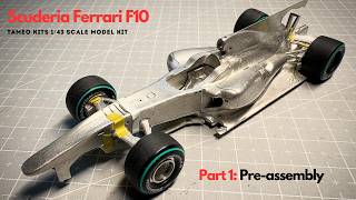 Scuderia Ferrari F10 Tameo Kits 1/43 Scale Model - Pre-assembly