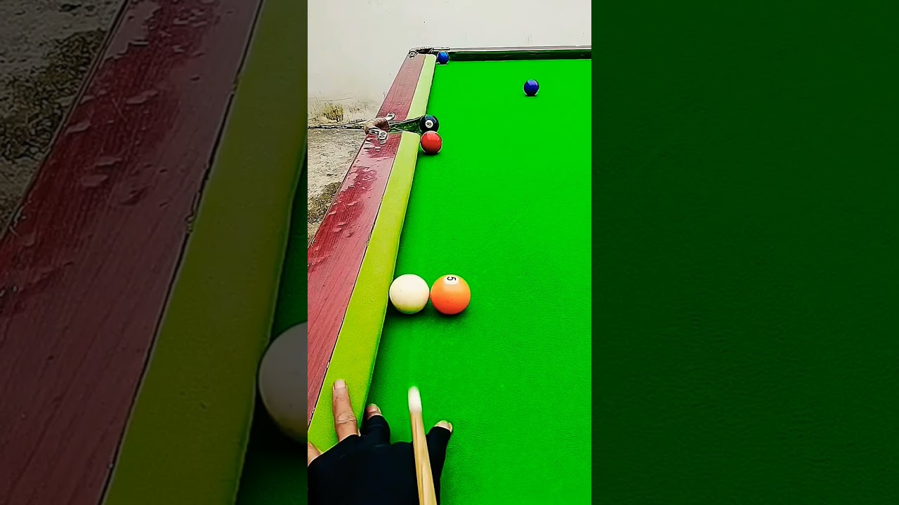 Real snooker Amazing and tutorial trick shot 