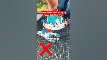 Never Make Your Paper Doll This Way! 😡 #diy #art #paperdoll