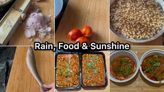 Slow Video Of Cooking as the Weather Shifts from Rain to Sun 🌧️🌤️  screenshot 4