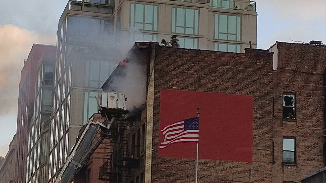 FDNY Tackles 2nd Alarm Fire In Manhattan, NY YouTube