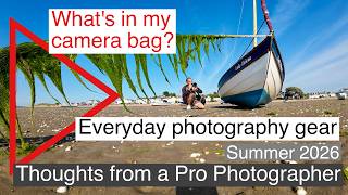 What's in my everyday camera bag for 2026. New bag, Canon camera, lenses and filters