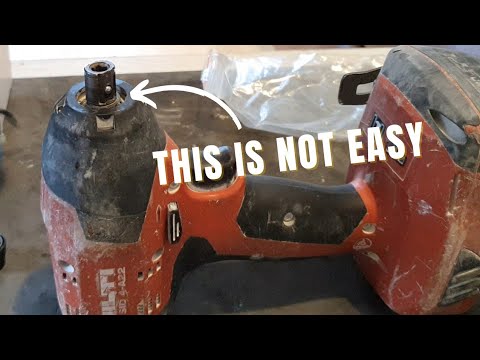 Hilti SID 4-A22 Impact Driver Chuck repair #powertools #repair #hilti