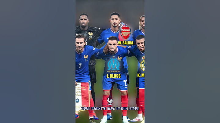 SQUAD FRANCE VS ITALY 2024 |UEFA Nations League #france #bintangbola