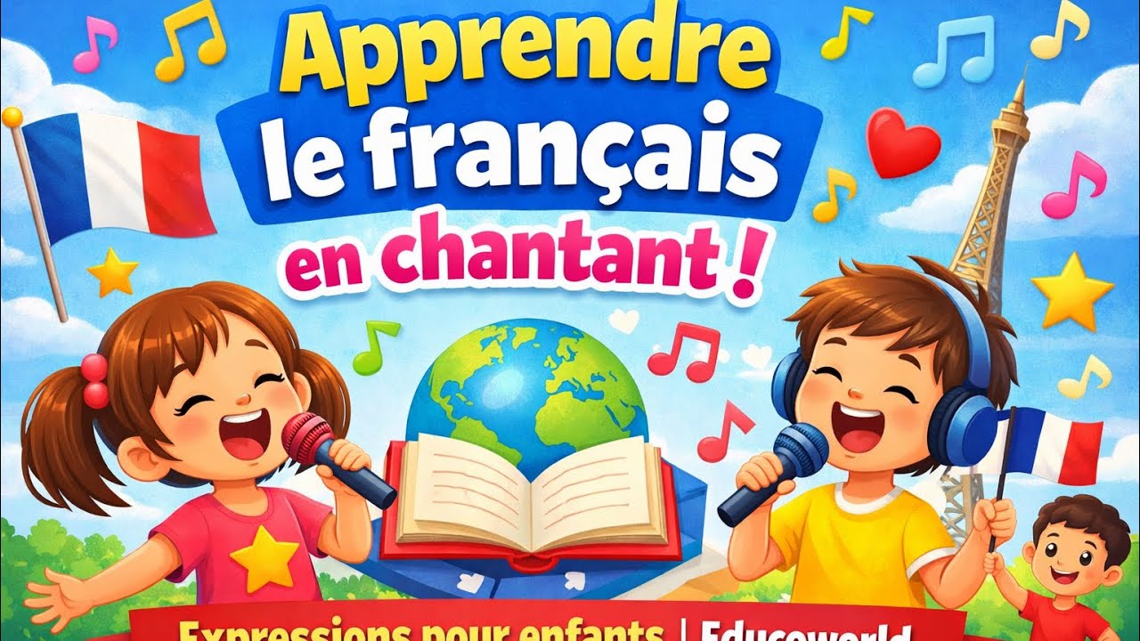 تعلم الفرنسية بالغناء | تعابير للأطفال Apprendre le français en chantant Expressions françaises  |