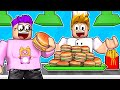We Got BANNED In ROBLOX COOK BURGERS!? (LANKYBOX FUNNY MOMENTS!)