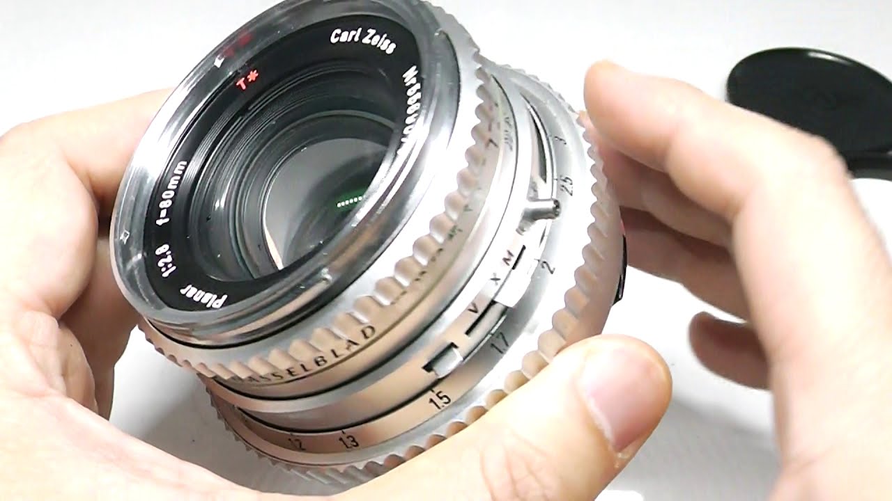HASSELBLAD Planar C 80mm F2.8 T* Silver Lens - YouTube