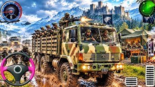 Indian Army Cargo Truck Driving Game New Army Truck Game Army Truck 3D Game For Android Gameplay screenshot 2