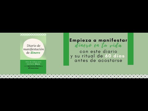 Cuaderno de trabajo de 60 días para manifestar dinero