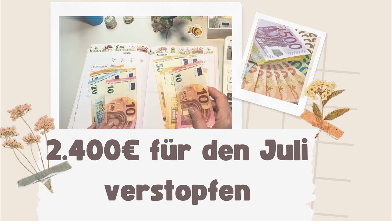 Cash ✨Stuffing ✨für Juli 2025 