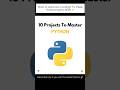10 Python Projects That Can Land You a Job 👀#shortsfeed #shorts #fyp