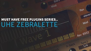 Zebralette Must Have Free Vst Synth | Immense For Trance Atmospheres & Pads