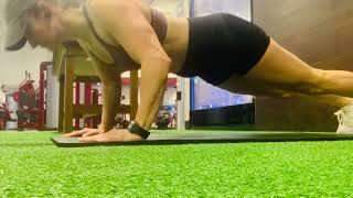 Ab circuit and Push-ups