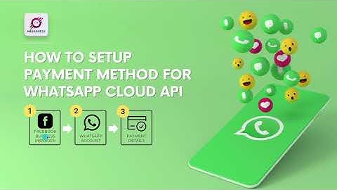 How to Setup Payment method for Whatsapp cloud API