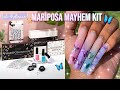 NEW MARIPOSA MAYHEM POLYGEL KIT FROM MAKARTT 🦋 | BUTTERFLY FRENCH TIP NAILS | UNBOXING