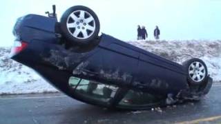 Car overturned in Strasburg Township, Lancaster County