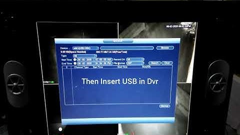 How to Backup Dahua DVR Recording Through USB! # Dahuadvrbackup