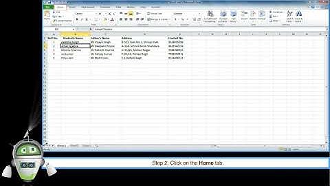 Chapter 7 - Editing in MS Excel 2010 Part 6 - Deleting Cells | Class 5 Computer