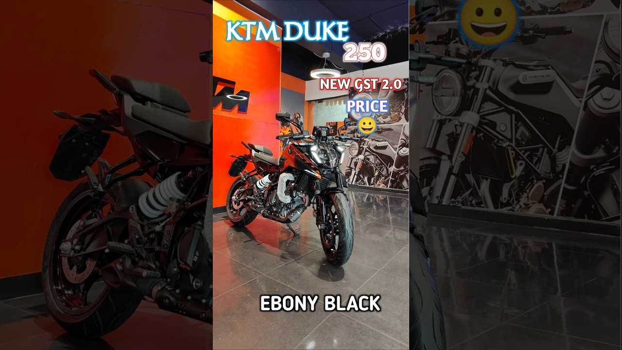 New KTM DUKE 250 Ebony Black New GST 2.0 Price Update 